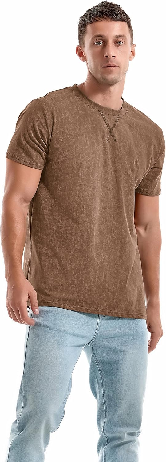 Men's T-Shirts Premium Cotton Crew Neck Tees