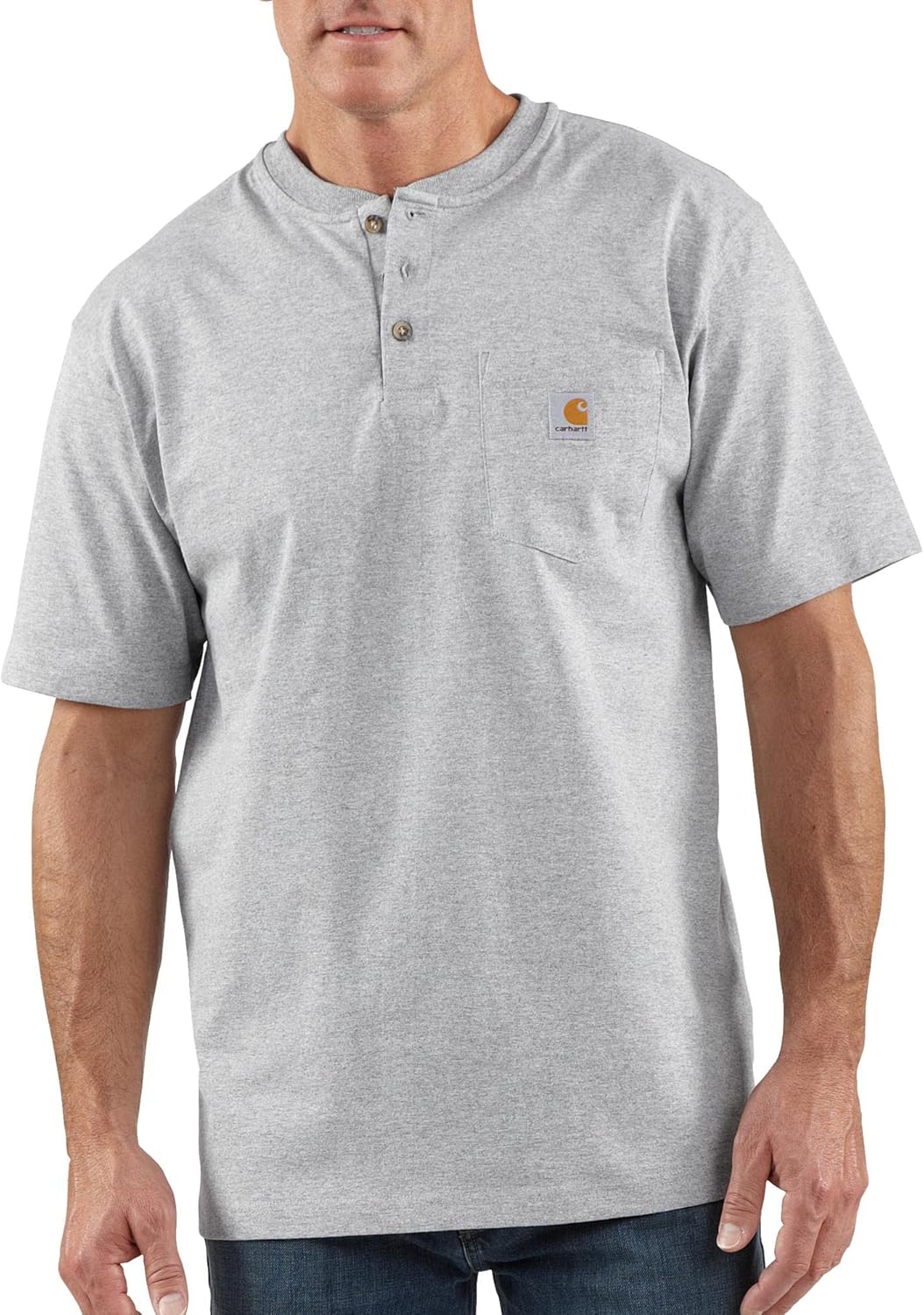 Short Sleeve Workwear Henley T-Shirt