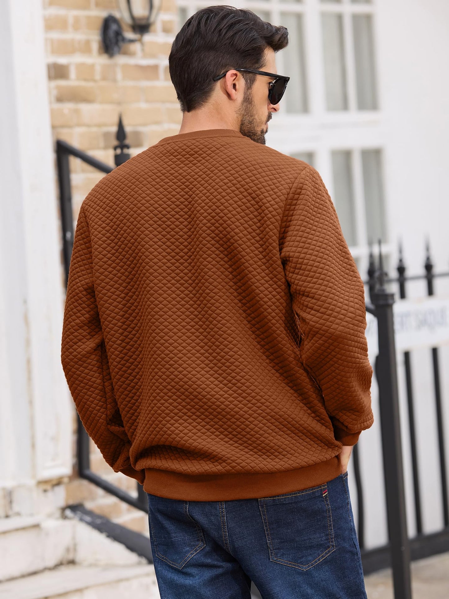 Men's Crewneck Sweatshirts Solid