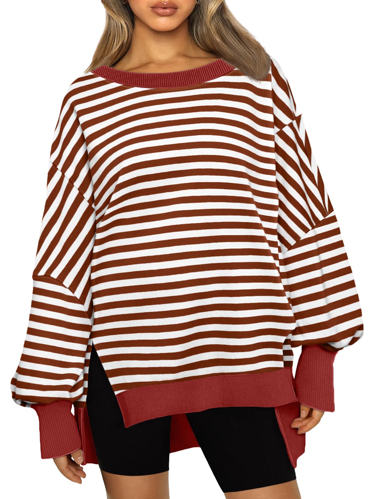 Womens Oversized Sweatshirts Hoodies Crewneck Shirts Fall Outfits
