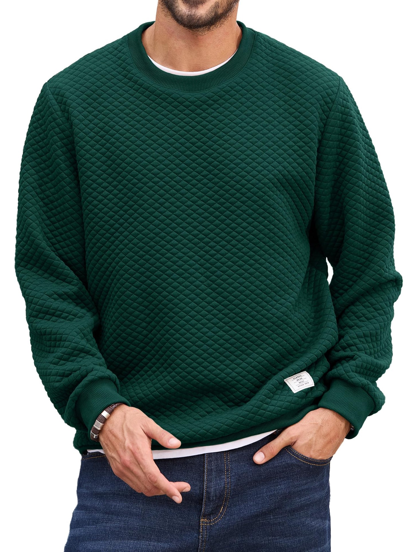 Men's Crewneck Sweatshirts Solid