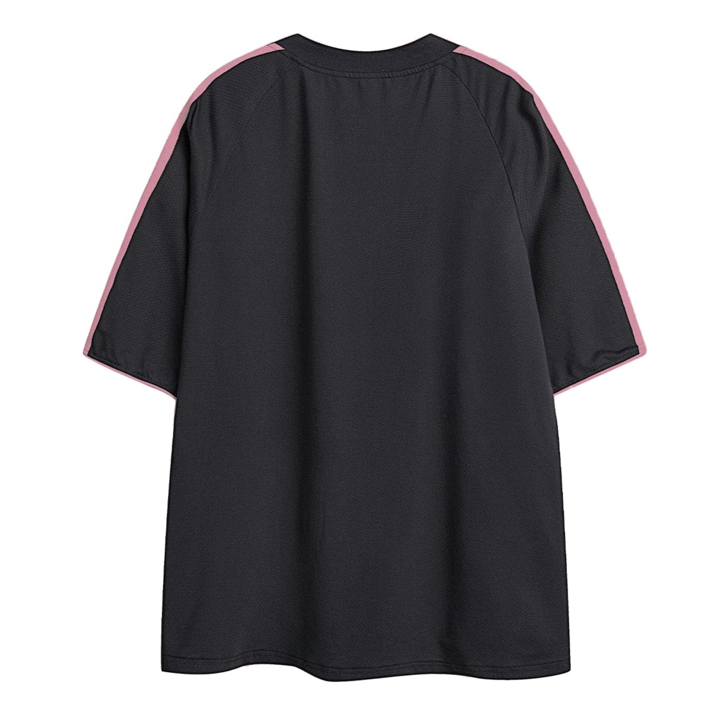 Oversized T Shirt Men 90s Shirt Unisex Streetwear Contrast Color Graphic Tees