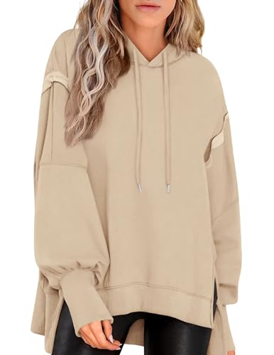 Womens Oversized Hoodie 2025 Spring Sweatshirt Long Sleeve