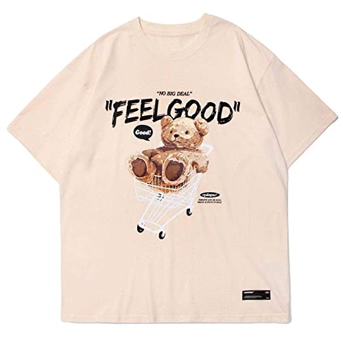 Oversized Graphic Tees Men Streetwear Casual Summer Tops Unisex T-Shirt