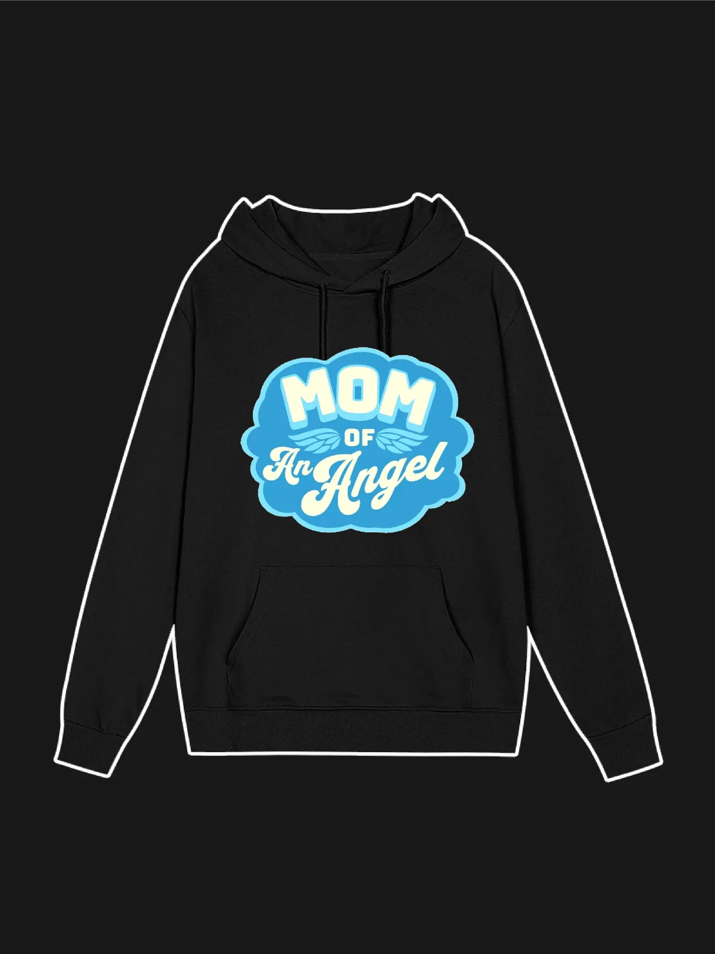 Mom of An Angel Hoodie