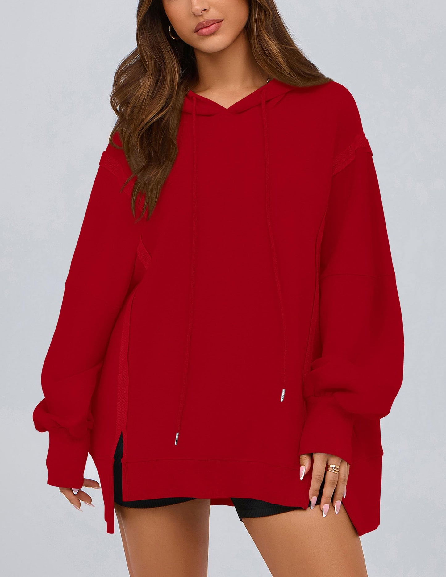 Womens Oversized Hoodie 2025 Spring Sweatshirt Long Sleeve