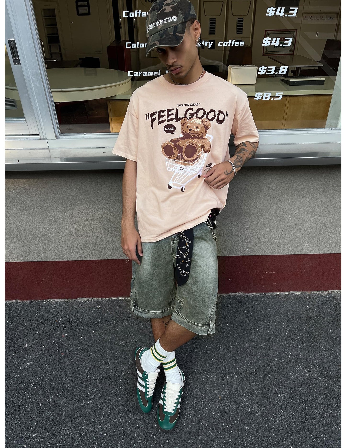 Oversized Graphic Tees Men Streetwear Casual Summer Tops Unisex T-Shirt