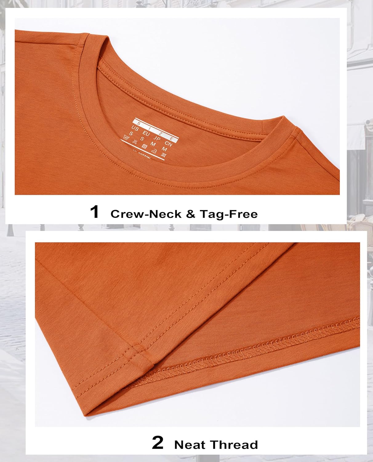 Women's Cotton T-Shirts Short-Sleeve Shirts Crew-Neck Tops