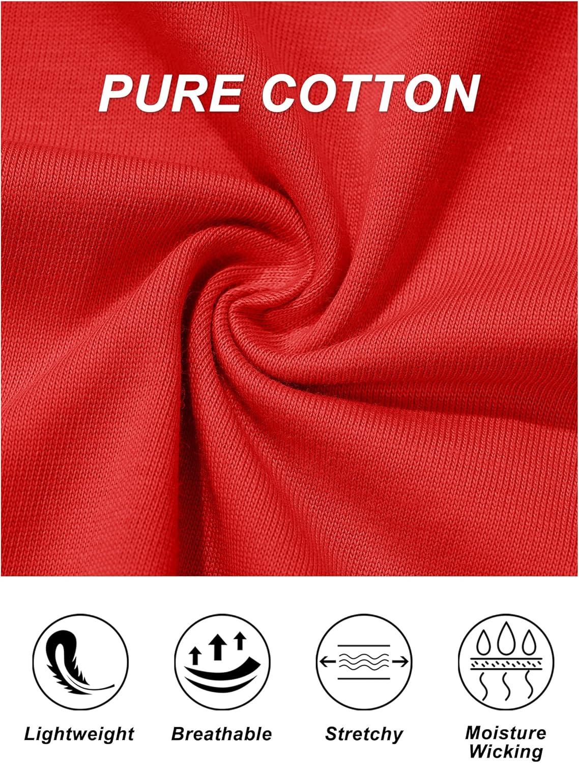 Women's Cotton T-Shirts Short-Sleeve Shirts Crew-Neck Tops