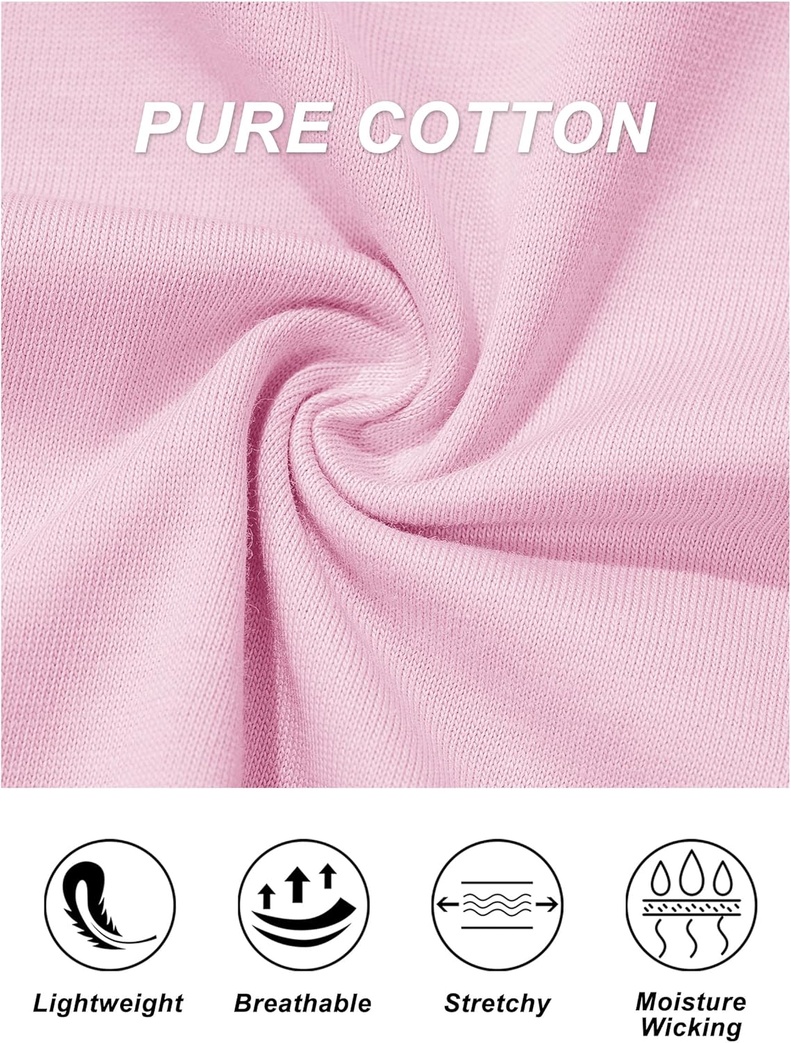 Women's Cotton T-Shirts Short-Sleeve Shirts Crew-Neck Tops