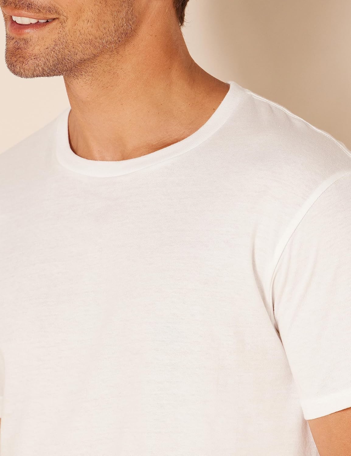 Men's Cotton Crew Neck T-Shirts, Versatile Soft Basics, Pack of 6