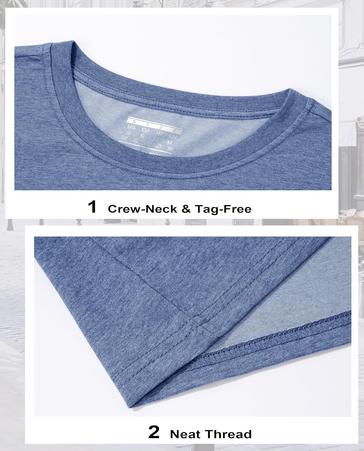Women's Cotton T-Shirts Short-Sleeve Shirts Crew-Neck Tops