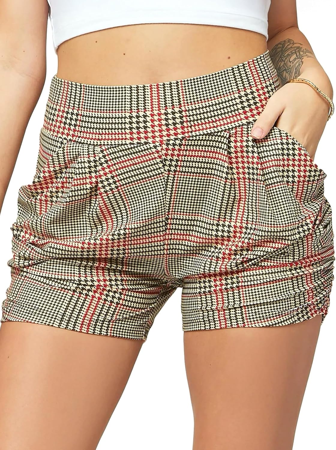 Women’s Shorts with Pockets Ultra Soft Stretch