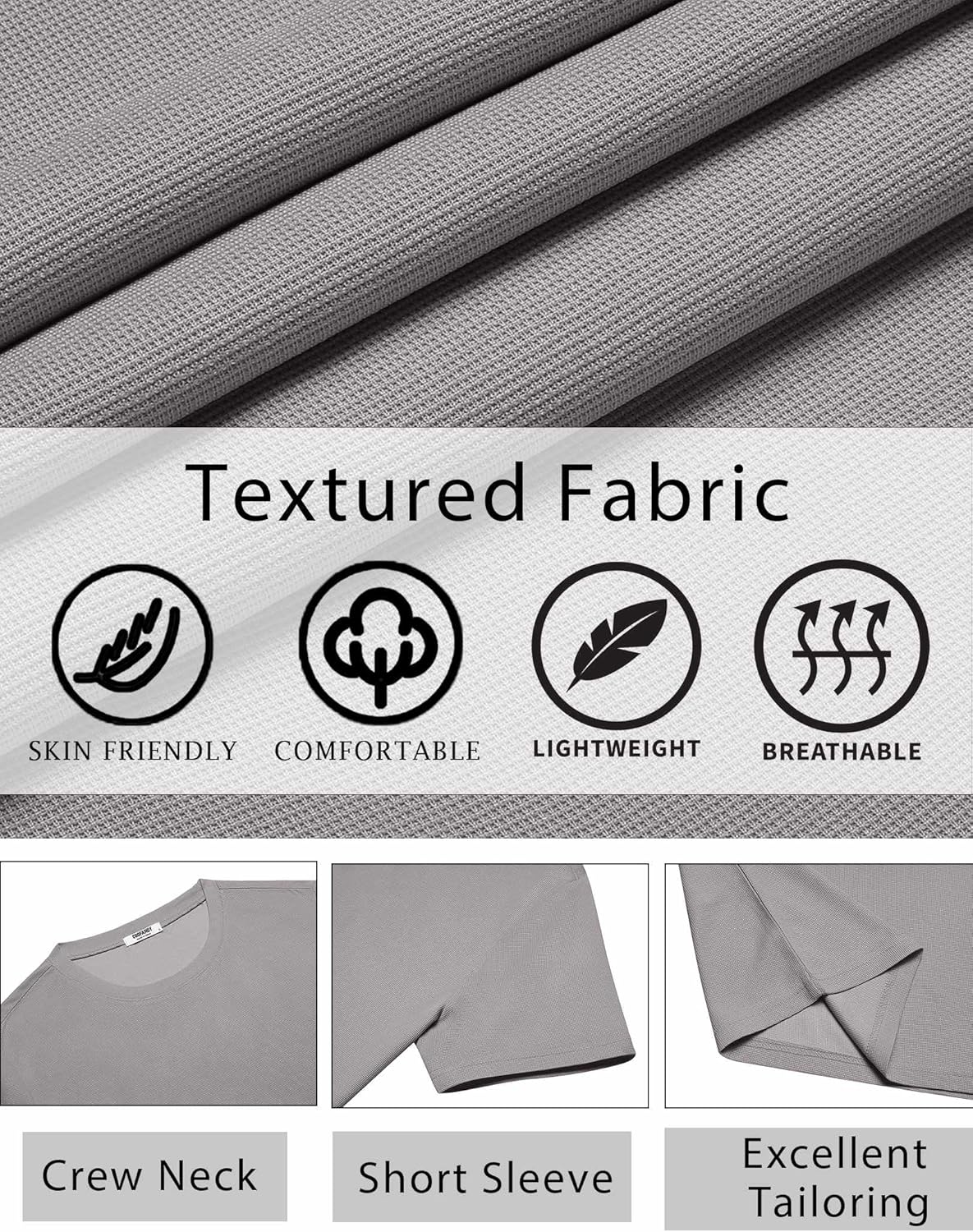 T Shirt Short Sleeve Crew Neck T-Shirt Casual Summer Basic Tee Shirts