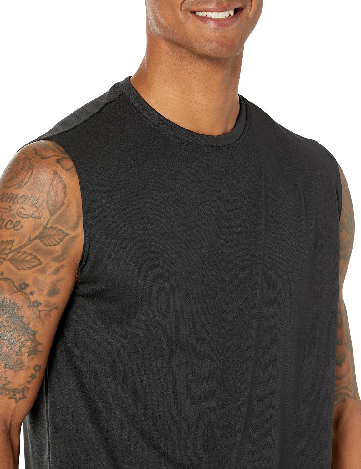 Essentials Men's Active Performance Tech Muscle Tank Pack of 2