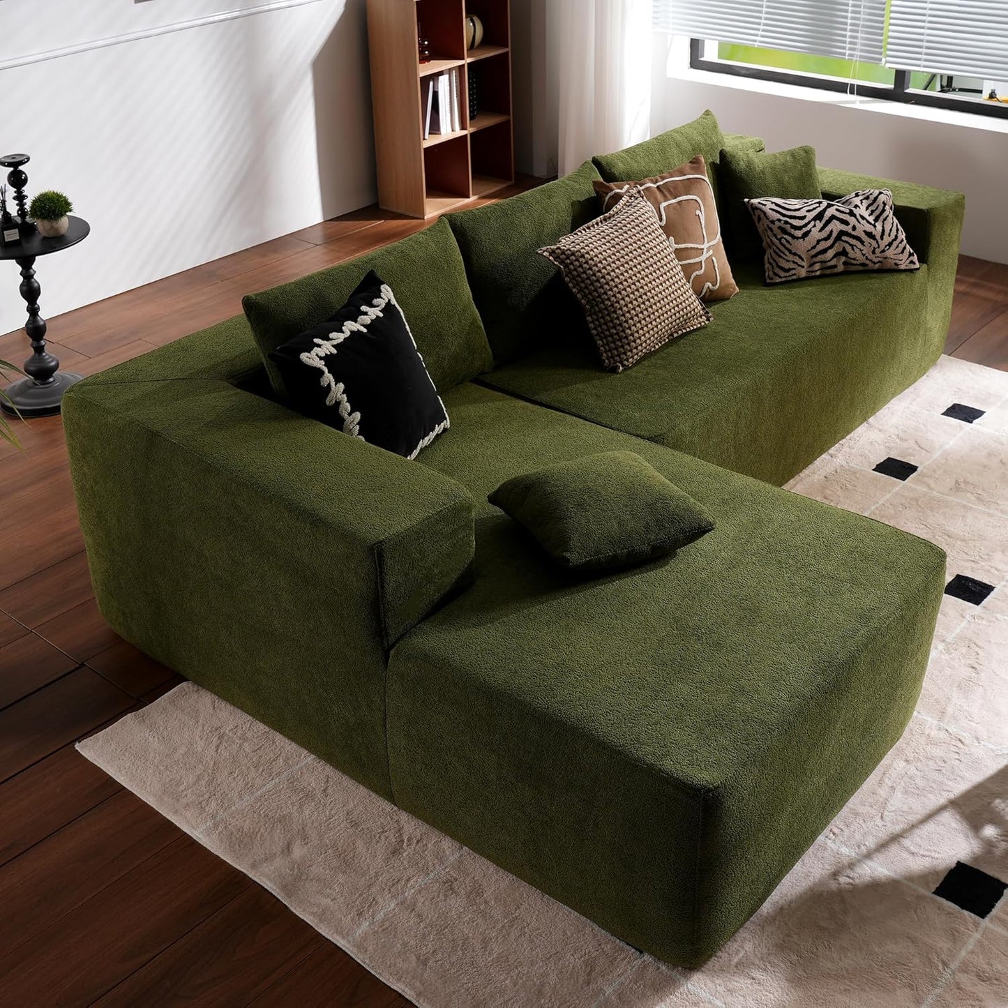 104" Cloud Sectional Couch with L-Shape Chaise