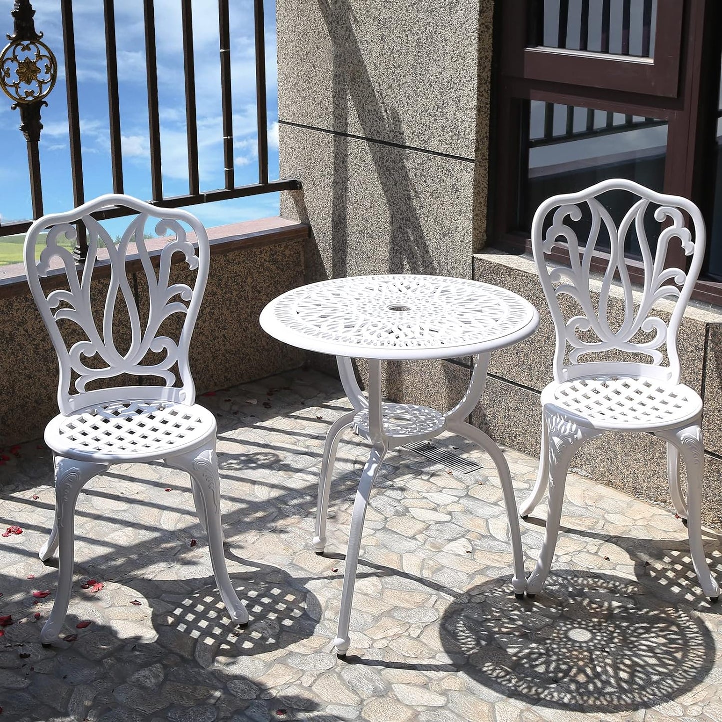 C/G 3 Piece Bistro Set Outdoor Patio Table