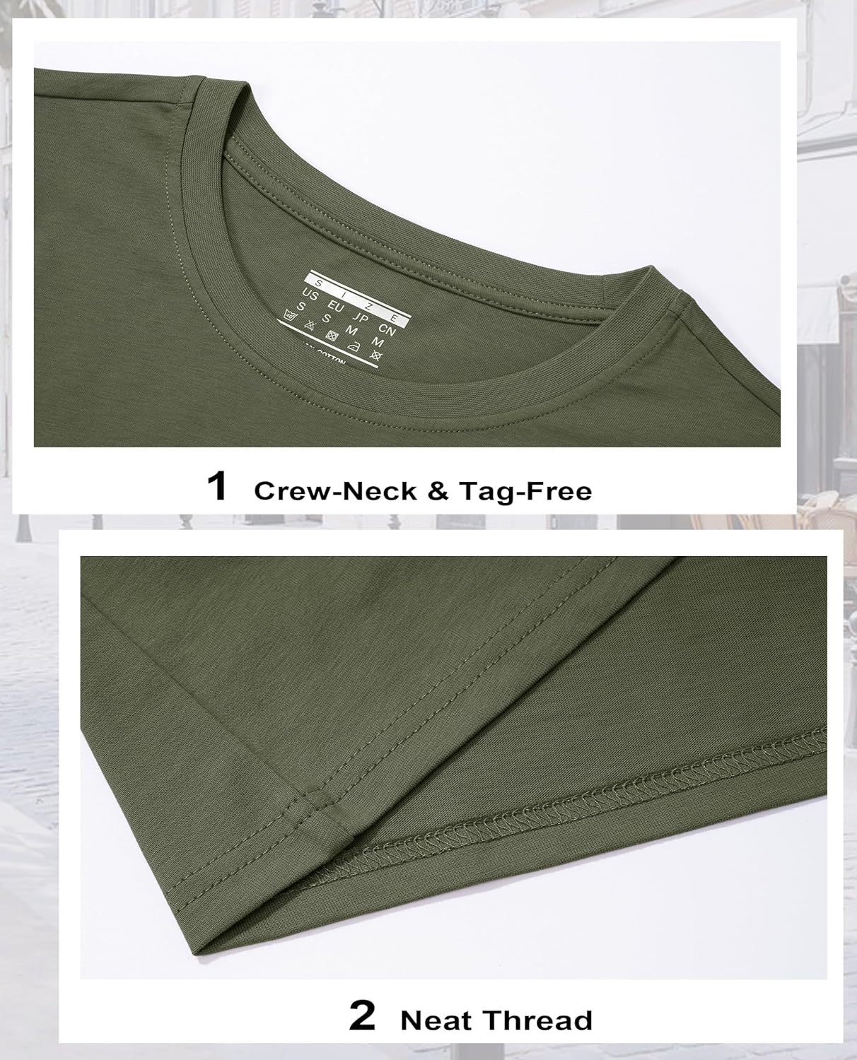 Women's Cotton T-Shirts Short-Sleeve Shirts Crew-Neck Tops