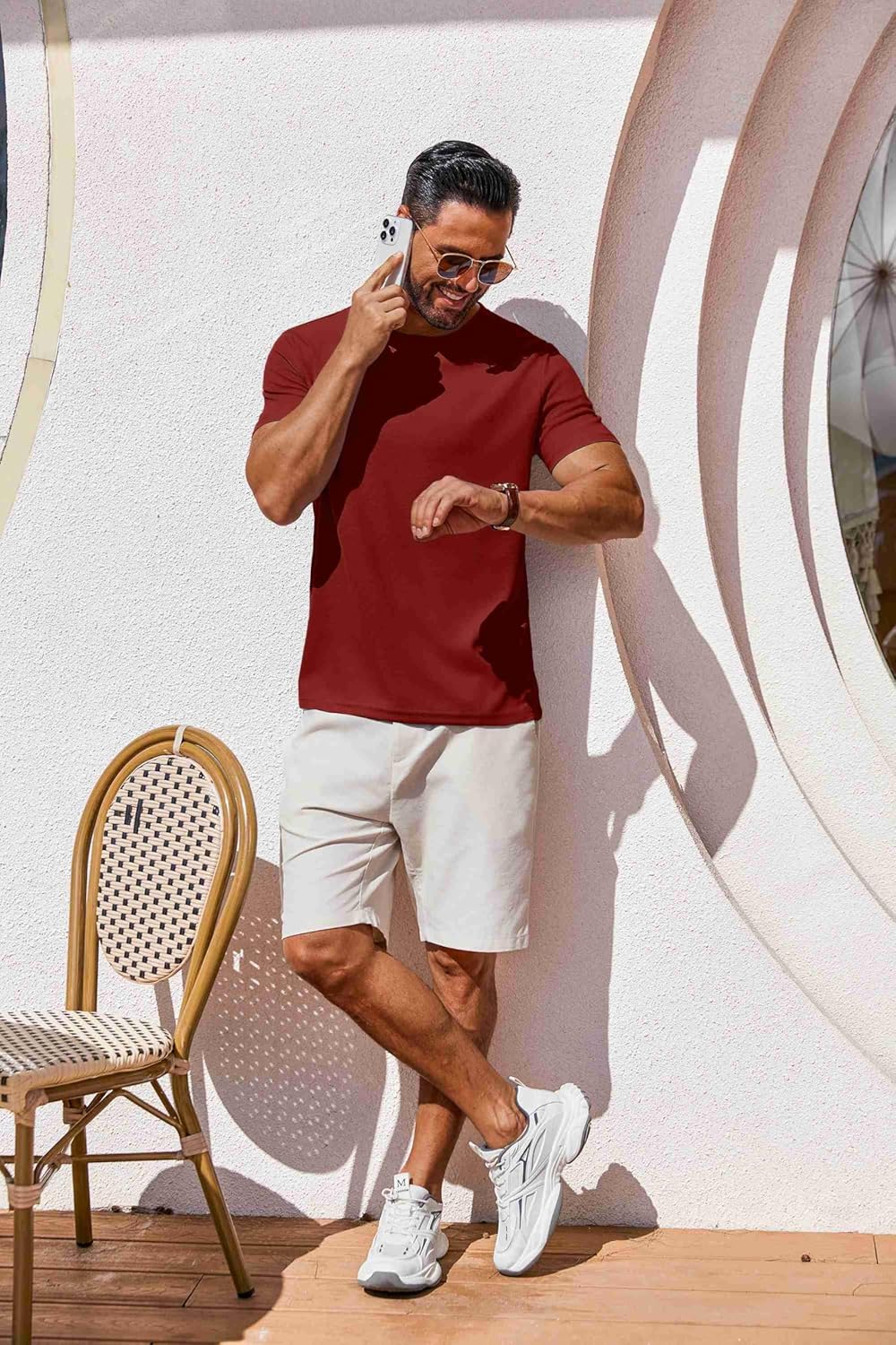 T Shirt Short Sleeve Crew Neck T-Shirt Casual Summer Basic Tee Shirts
