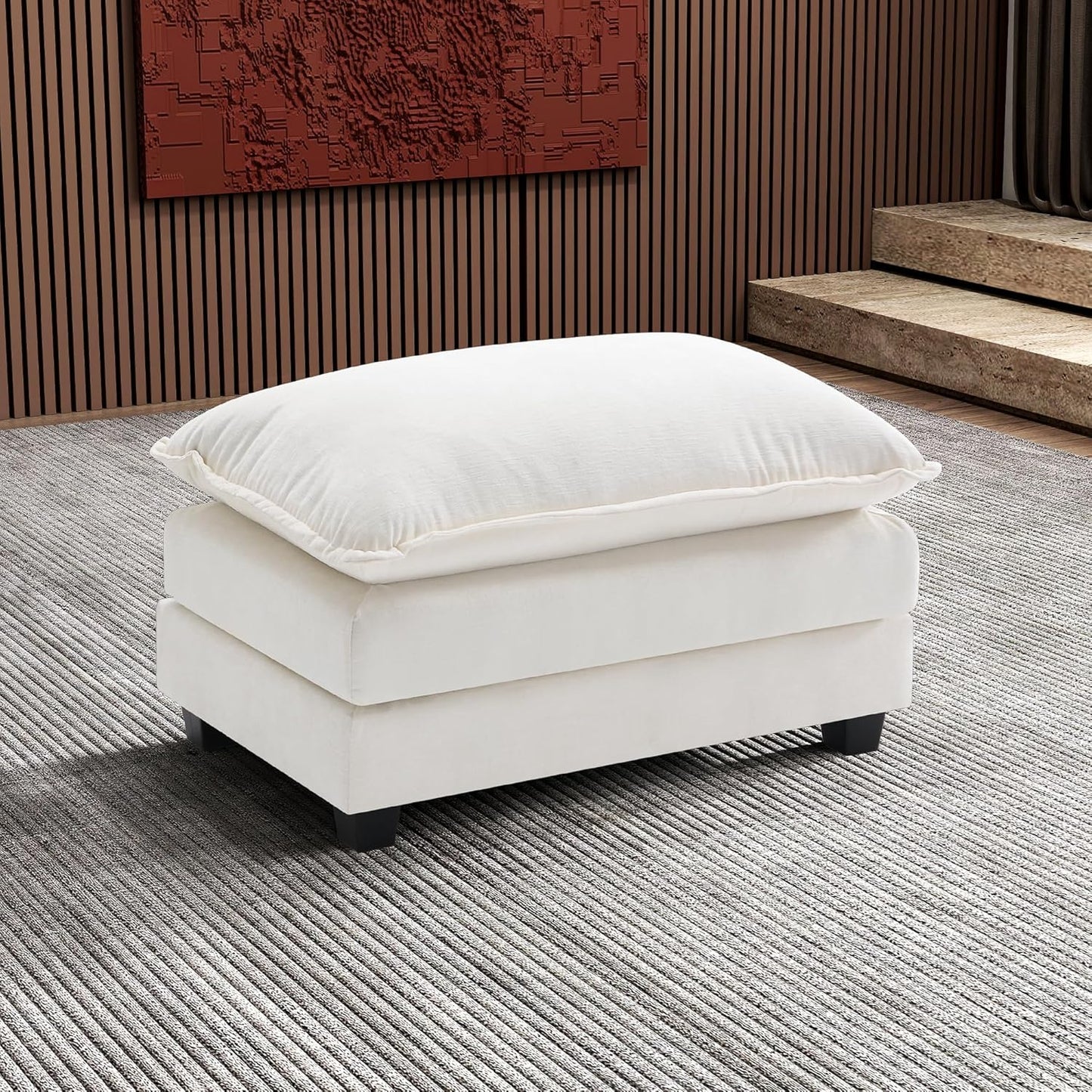 146" U-Shaped Modern Sofa Modular Sectional Cloud Couch