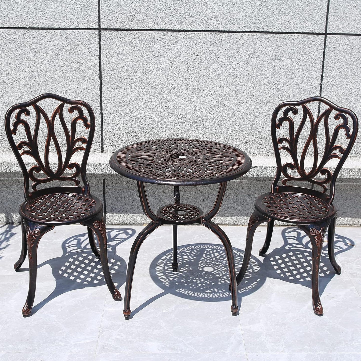 C/G 3 Piece Bistro Set Outdoor Patio Table