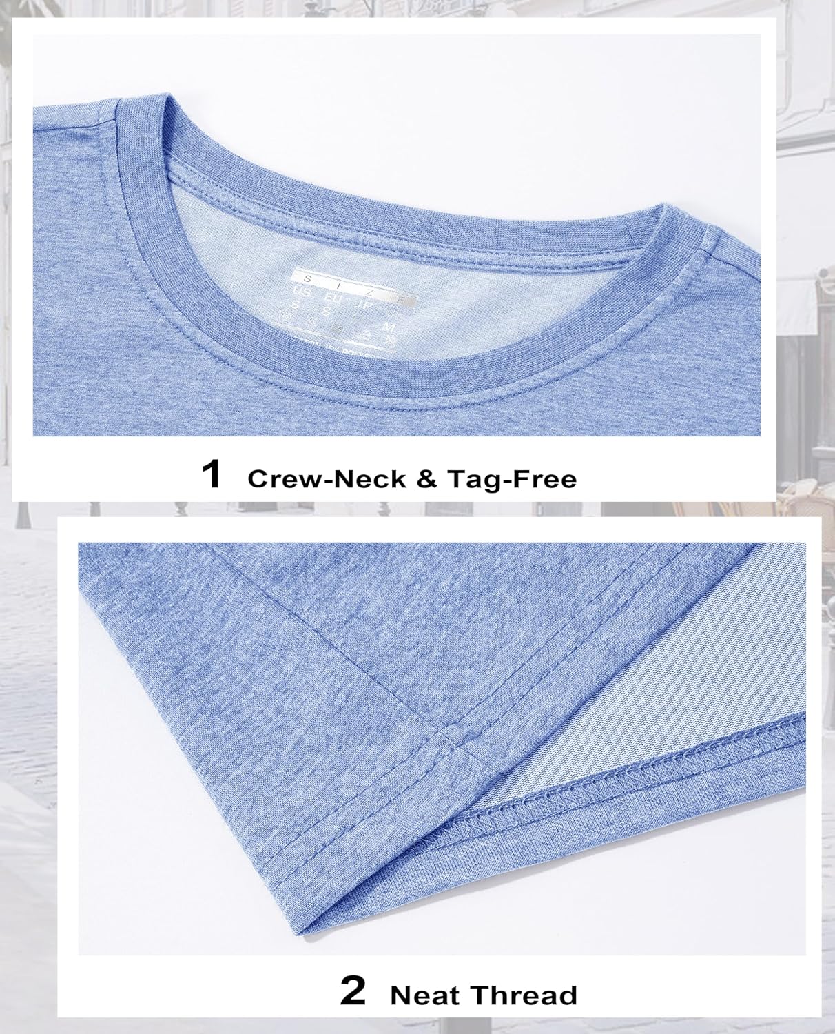 Women's Cotton T-Shirts Short-Sleeve Shirts Crew-Neck Tops