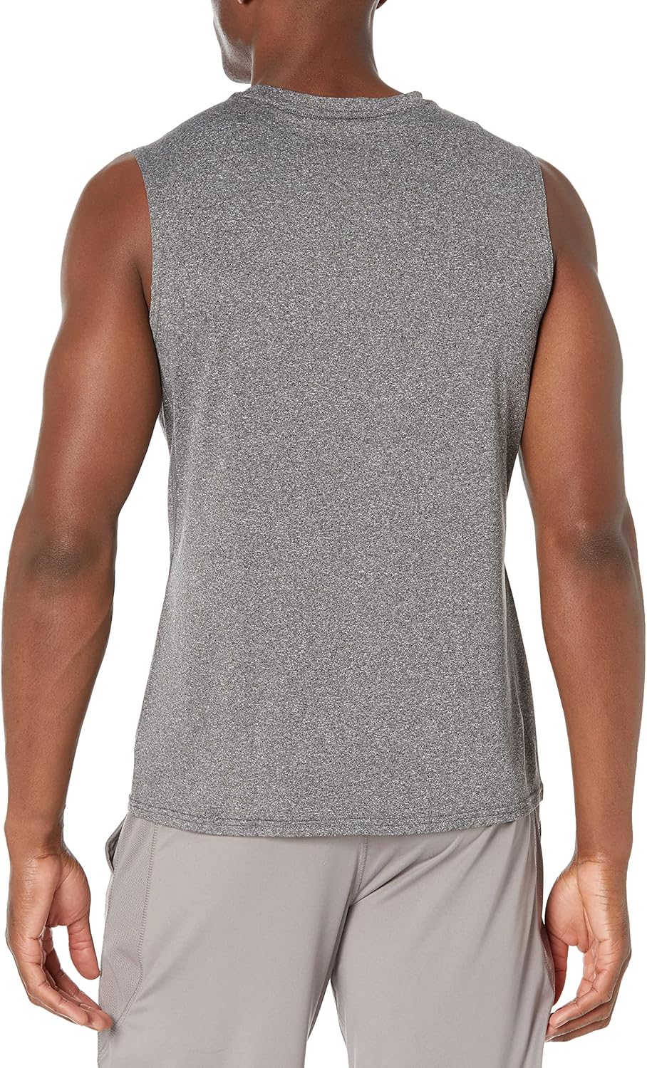 Essentials Men's Active Quick Dry Tech Stretch Lightweight Sleeveless Muscle Shirt