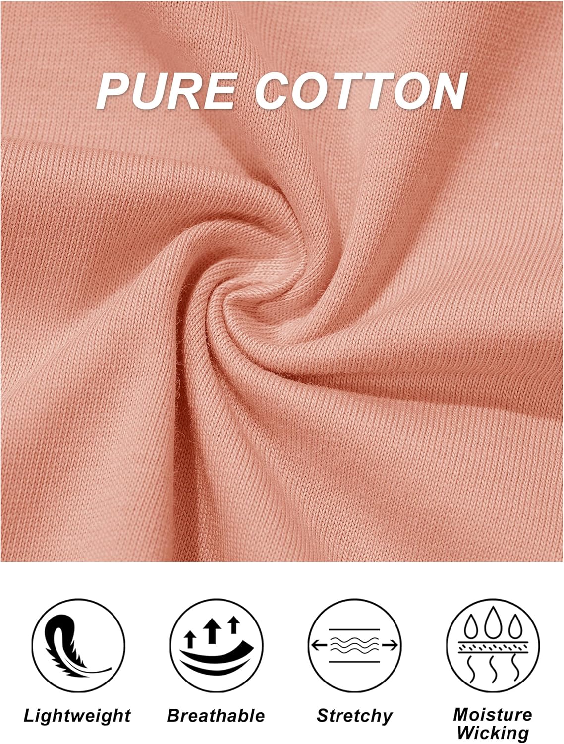 Women's Cotton T-Shirts Short-Sleeve Shirts Crew-Neck Tops