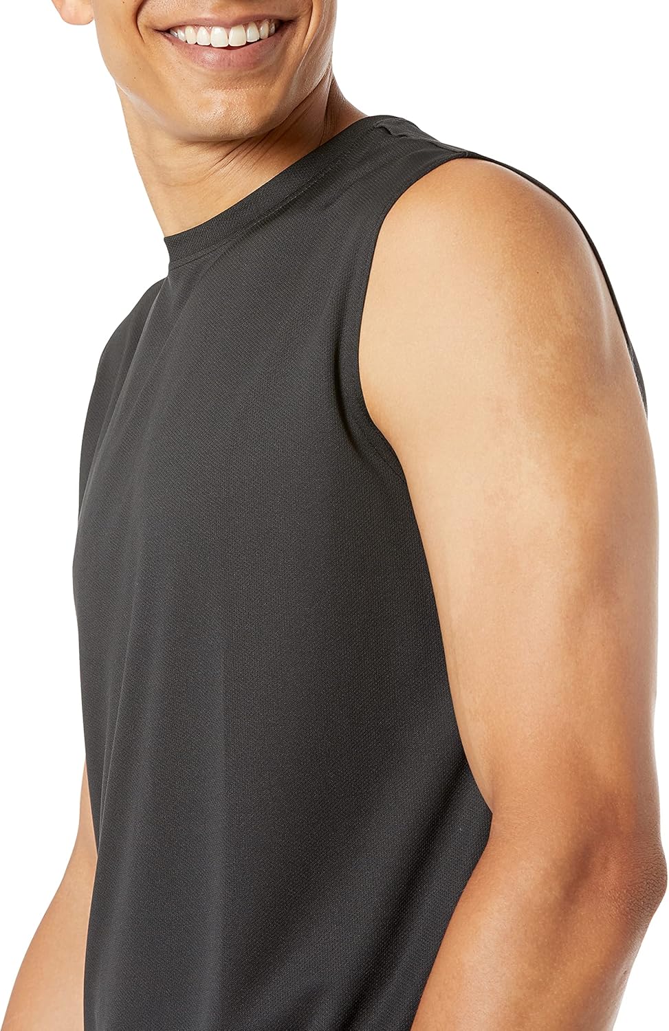 Essentials Men's Active Performance Tech Muscle Tank Pack of 2