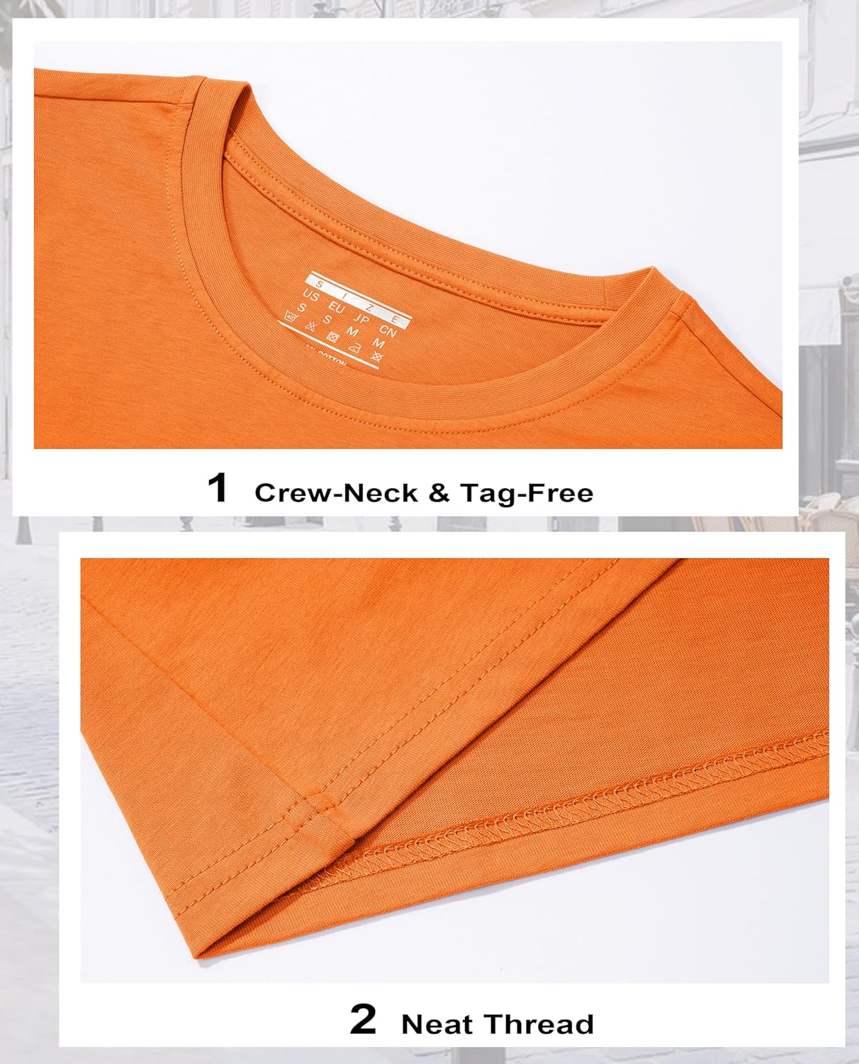 Women's Cotton T-Shirts Short-Sleeve Shirts Crew-Neck Tops