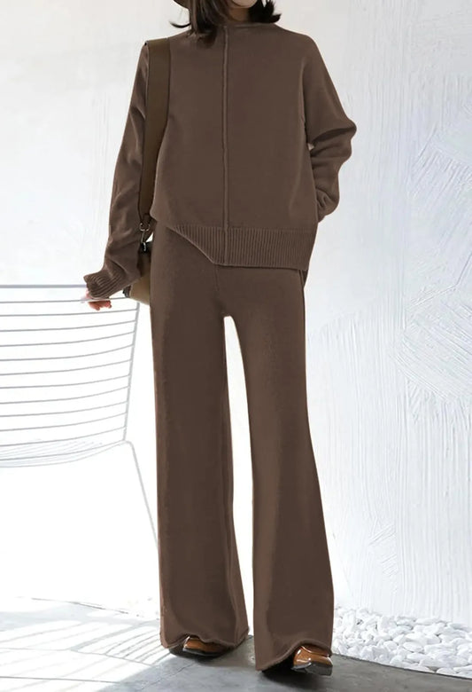 Womens 2 Piece Outfit Set Long Sleeve