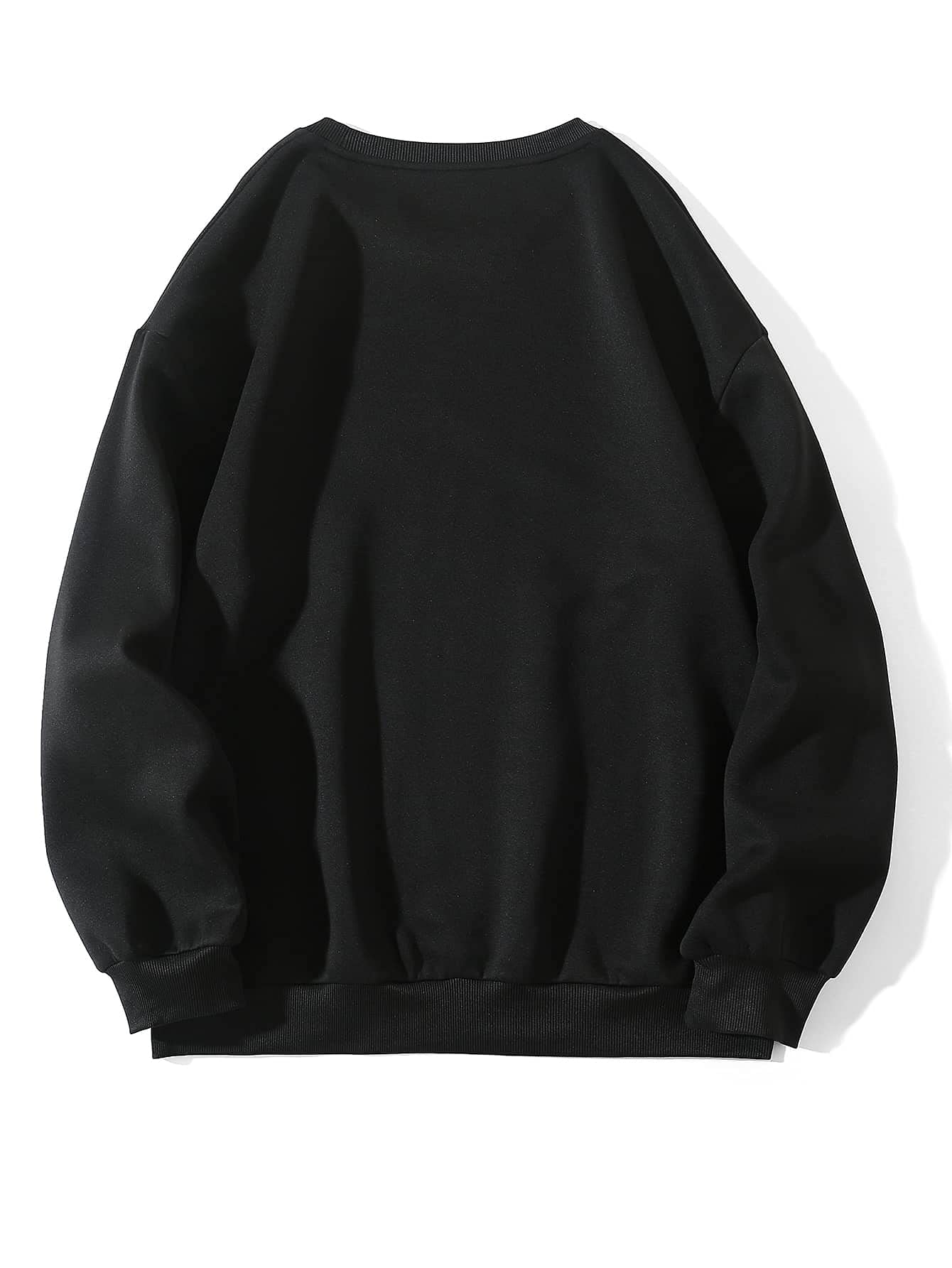 Women's Letter Graphic Print Long Sleeve Sweatshirt Pullover Tops