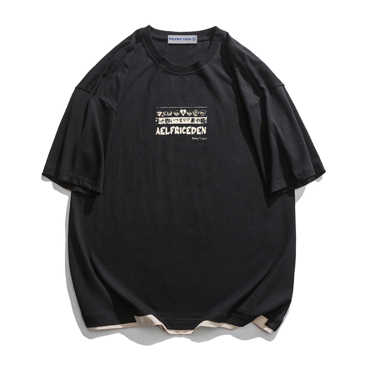 Mens 90s Vintage Oversized Shirts Unisex Harajuku T Shirt Print Graphic Tees