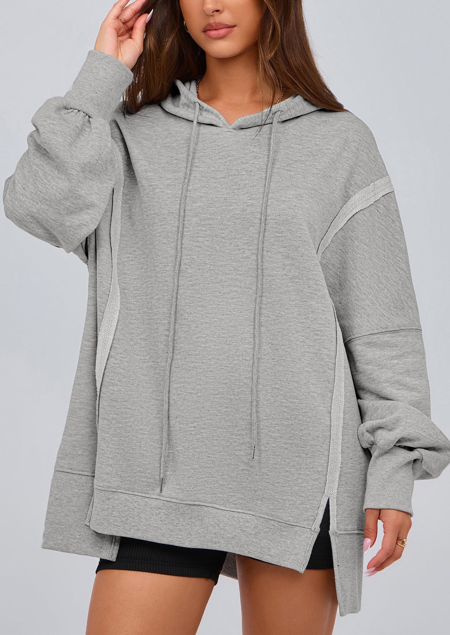 Womens Oversized Hoodie 2025 Spring Sweatshirt Long Sleeve