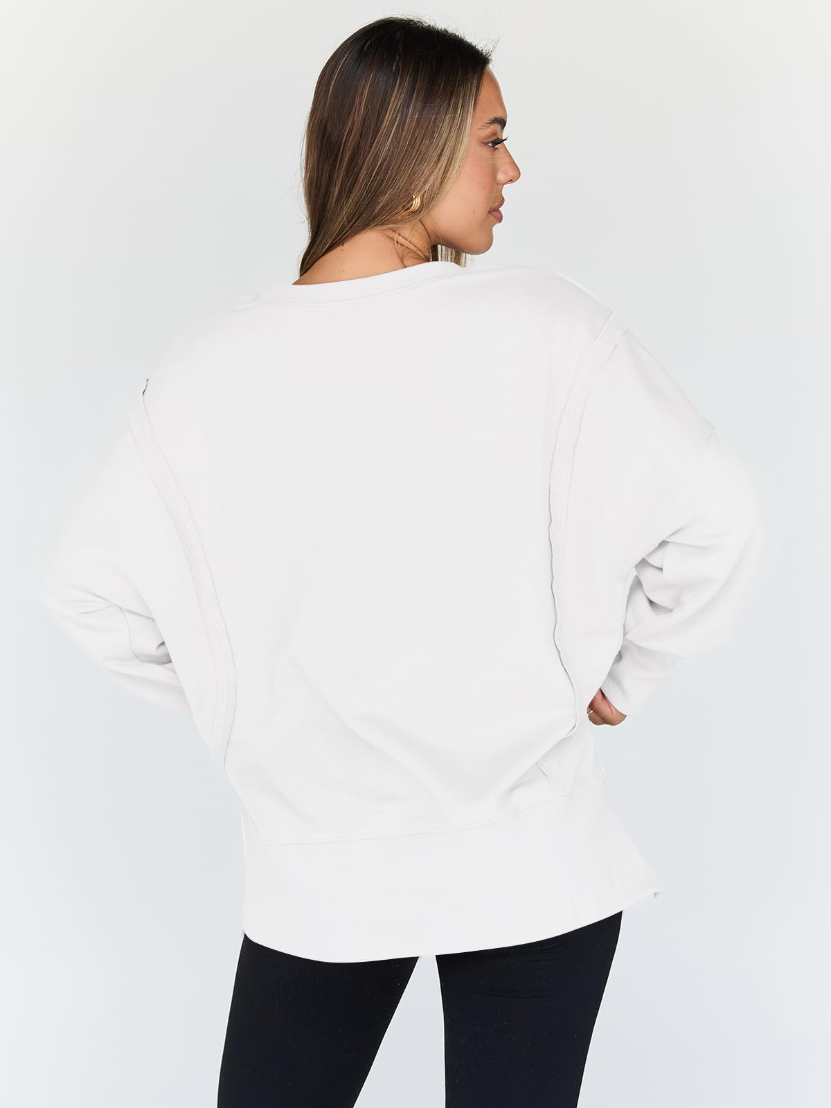 Womens Oversized Sweatshirts Hoodies Crewneck Shirts Fall Outfits