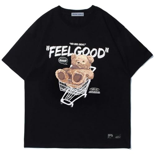 Oversized Graphic Tees Men Streetwear Casual Summer Tops Unisex T-Shirt