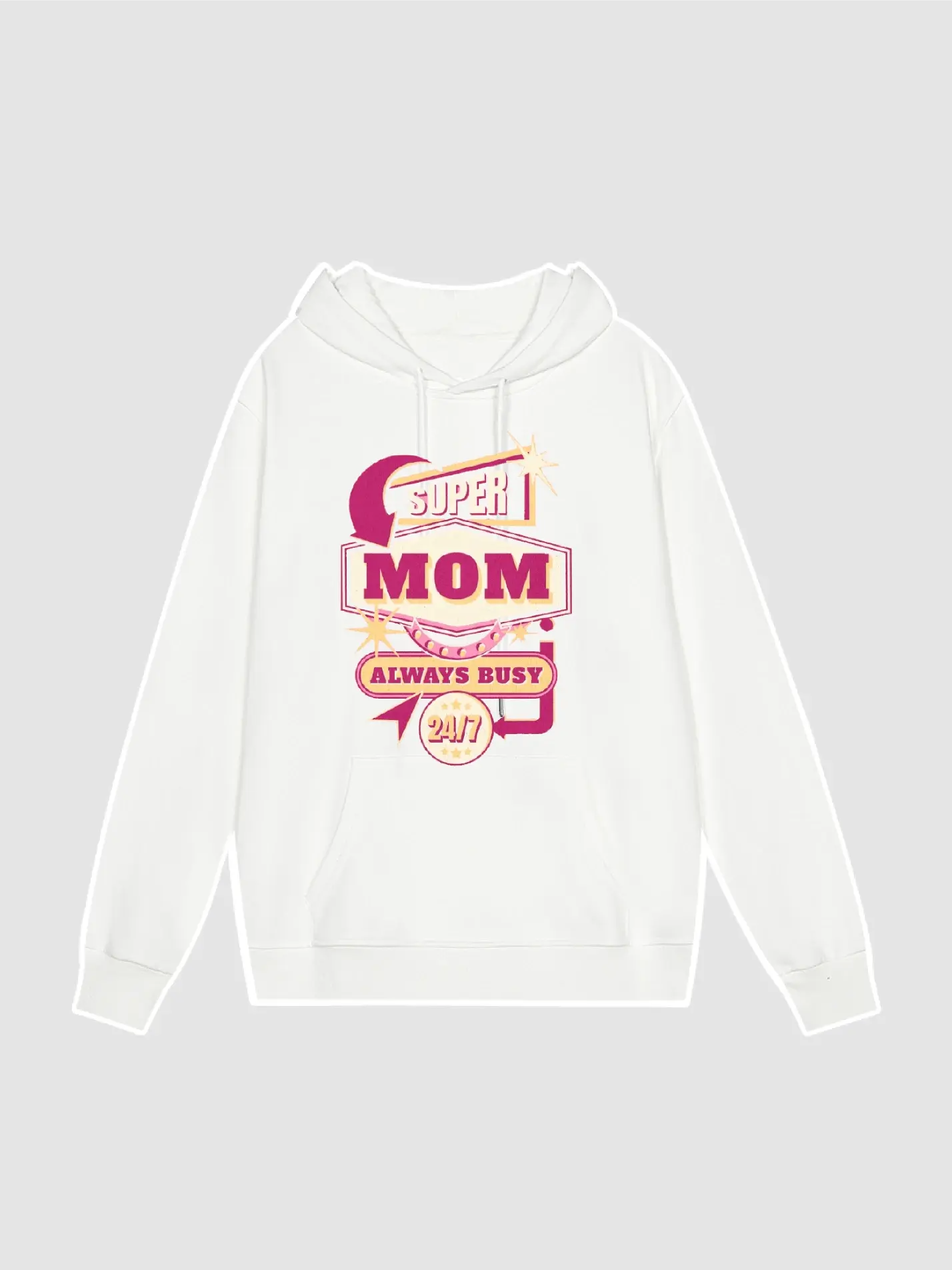 Super Mother Always Busy Hoodie