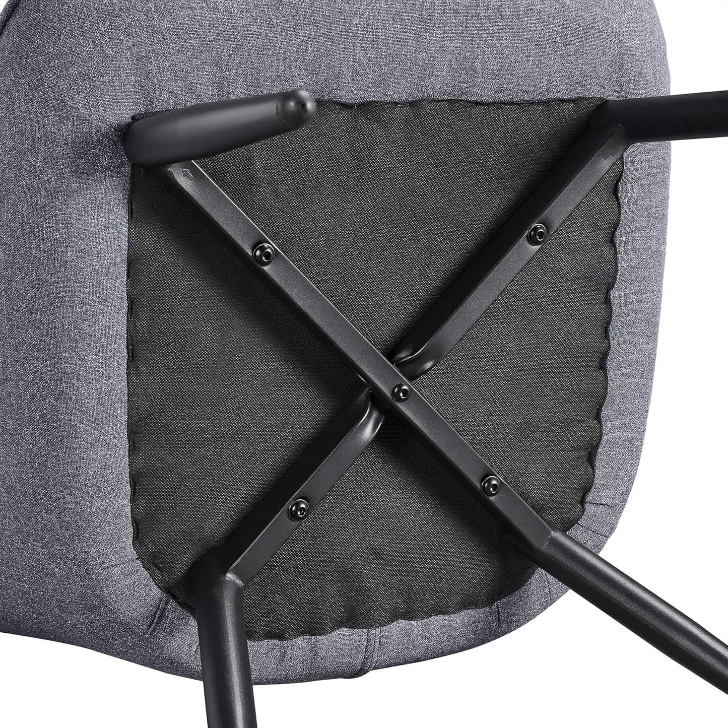 Yaheetech PU Leather Armchair Modern Accent Chair with Metal Legs