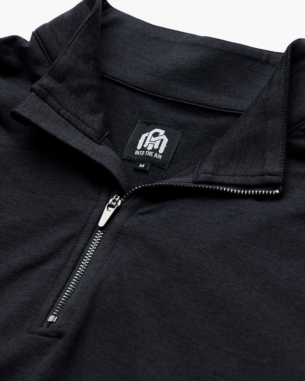 Mens Quarter Zip Tee Lightweight Long Sleeve Athletic Shirt Casual Pullover Top