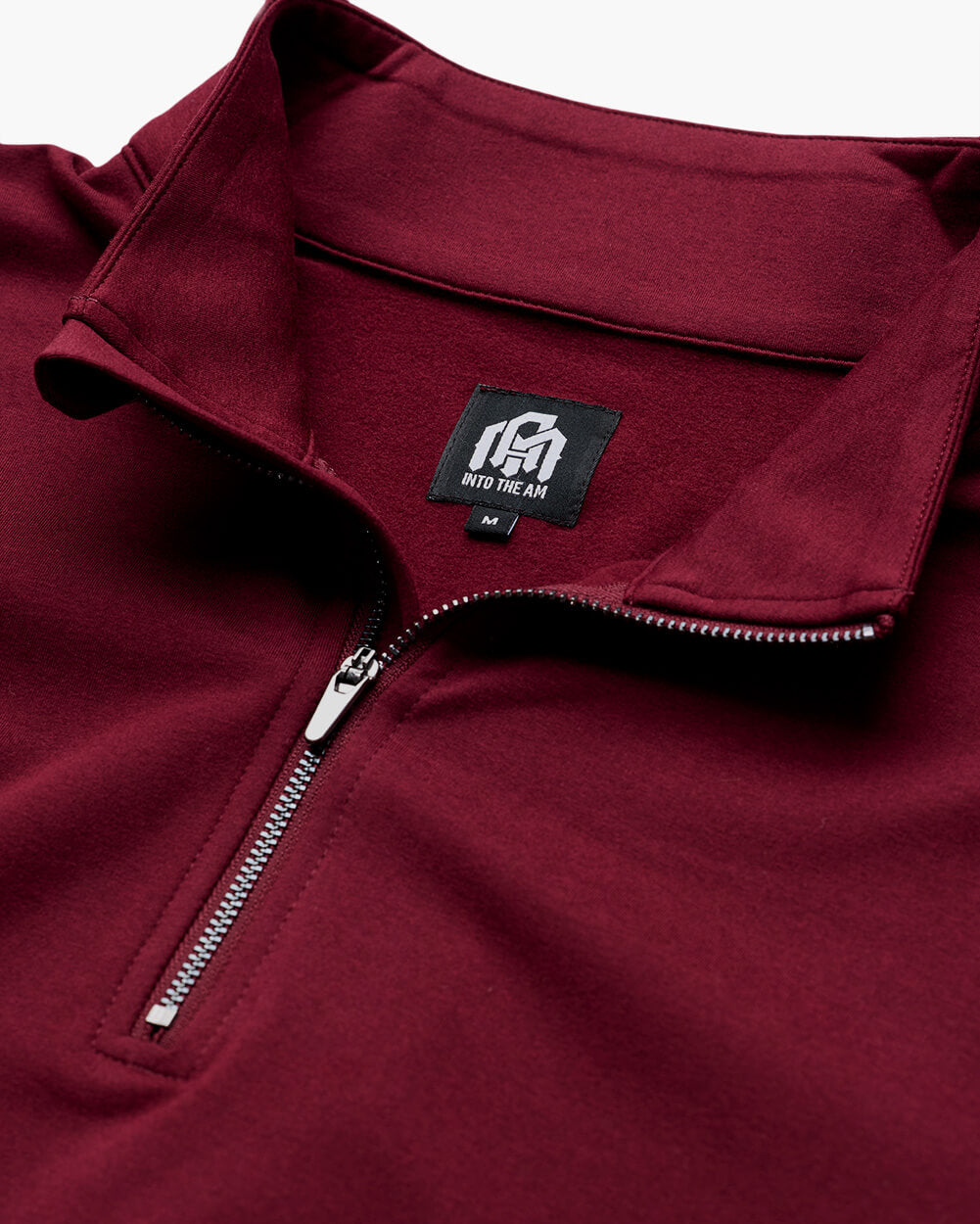 Mens Quarter Zip Tee Lightweight Long Sleeve Athletic Shirt Casual Pullover Top