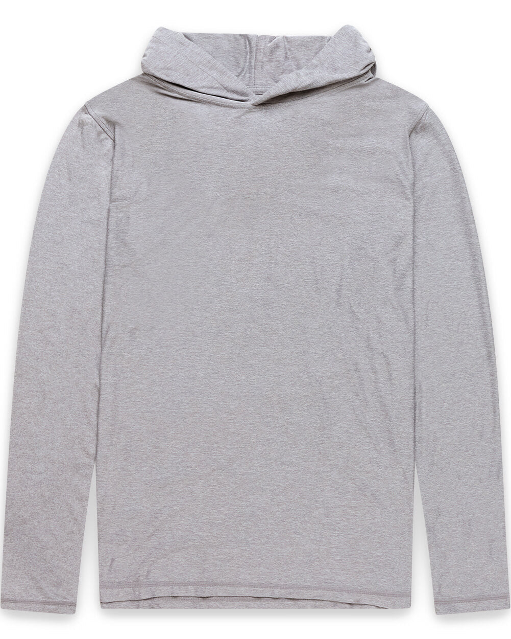 Mens Long Sleeve Hooded Active Tee Lightweight Workout Shirt with Hood