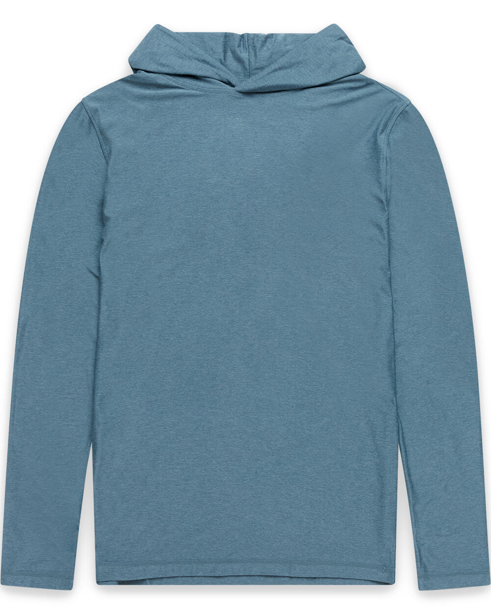 Mens Long Sleeve Hooded Active Tee Lightweight Workout Shirt with Hood