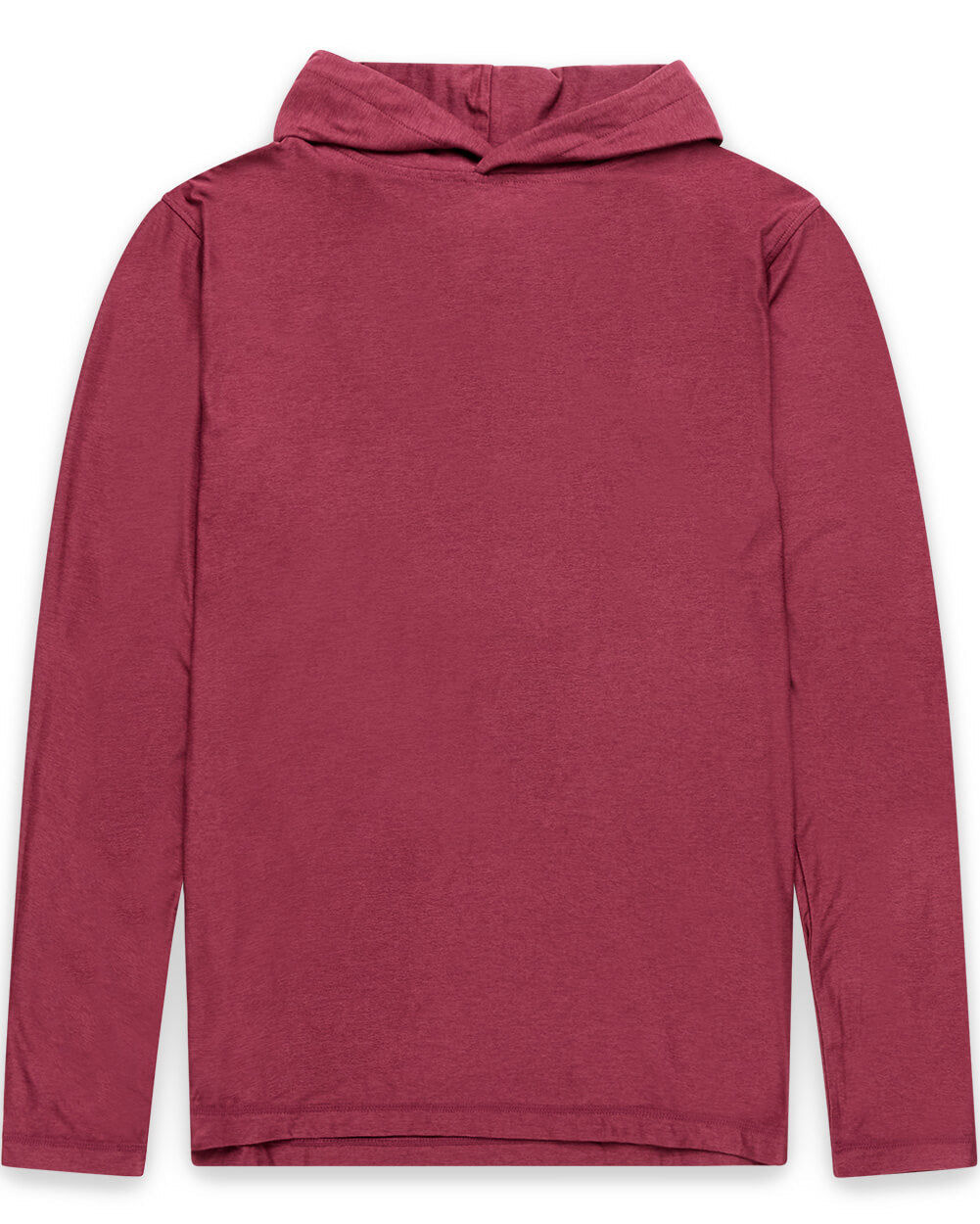 Mens Long Sleeve Hooded Active Tee Lightweight Workout Shirt with Hood