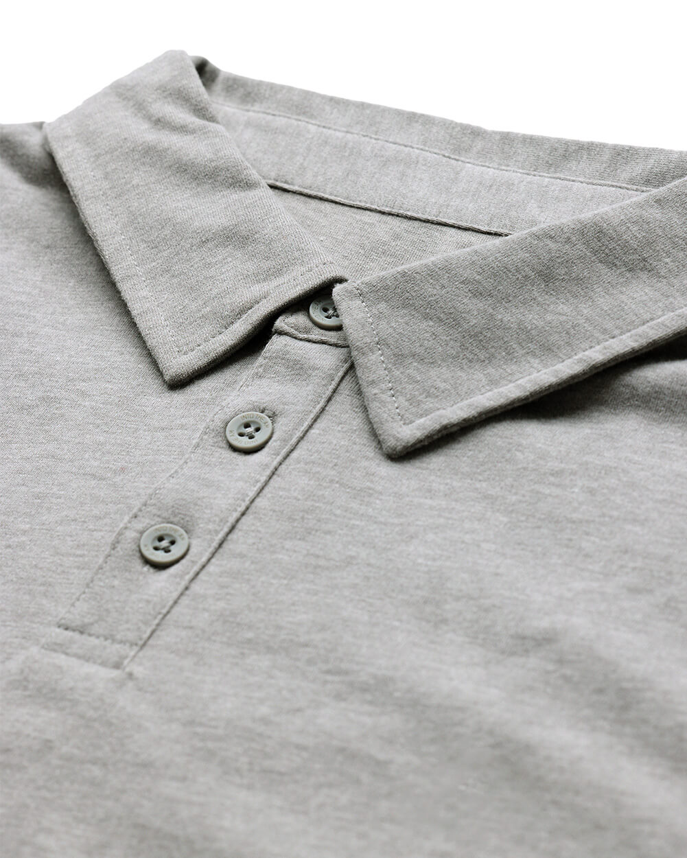 Long Sleeve Polo Shirt Sweatshirt for Men Blue