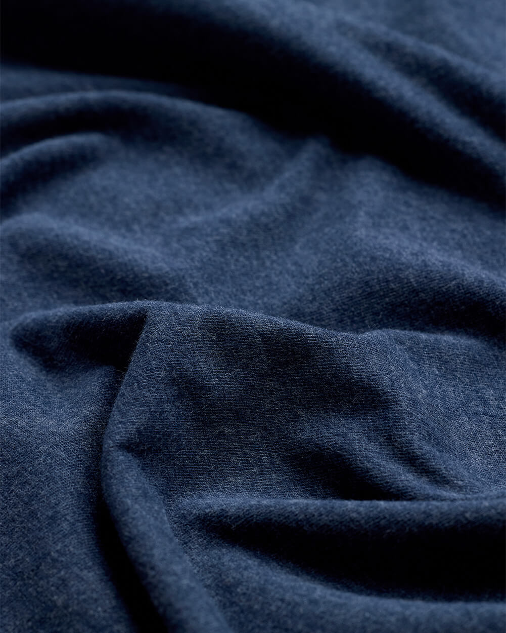 Long Sleeve Polo Shirt Sweatshirt for Men Blue