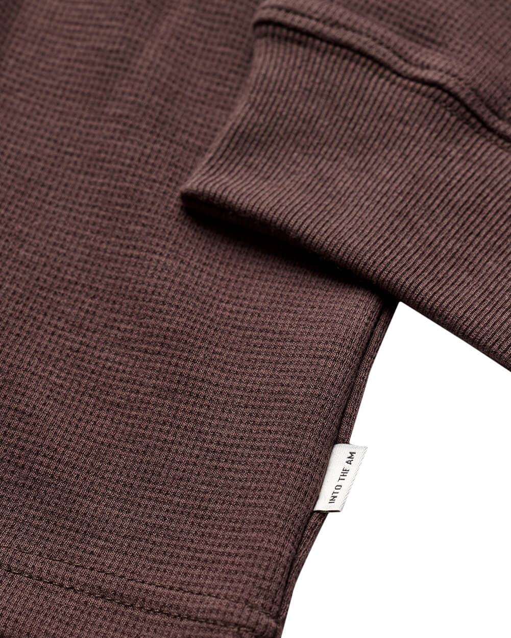 Mens Long Sleeve Waffle Knit Crewneck Shirt Casual Thermal Pullover