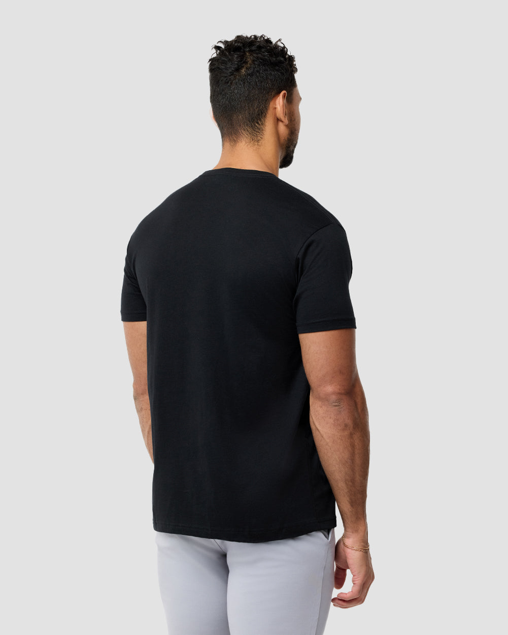 Cotton Basic Tee Black