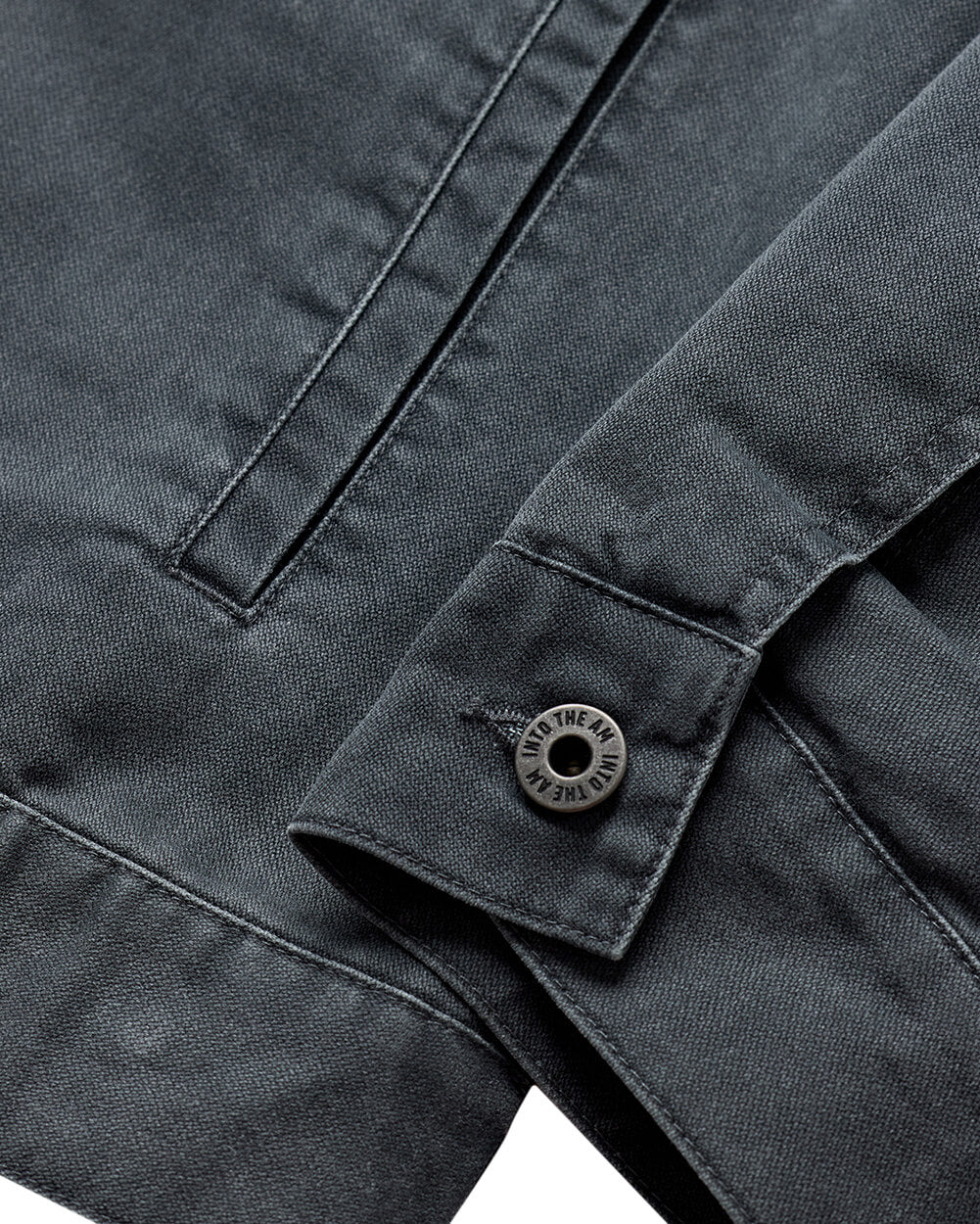 Mens Trucker Jacket Classic Fit Button Up with Chest and Side Pockets