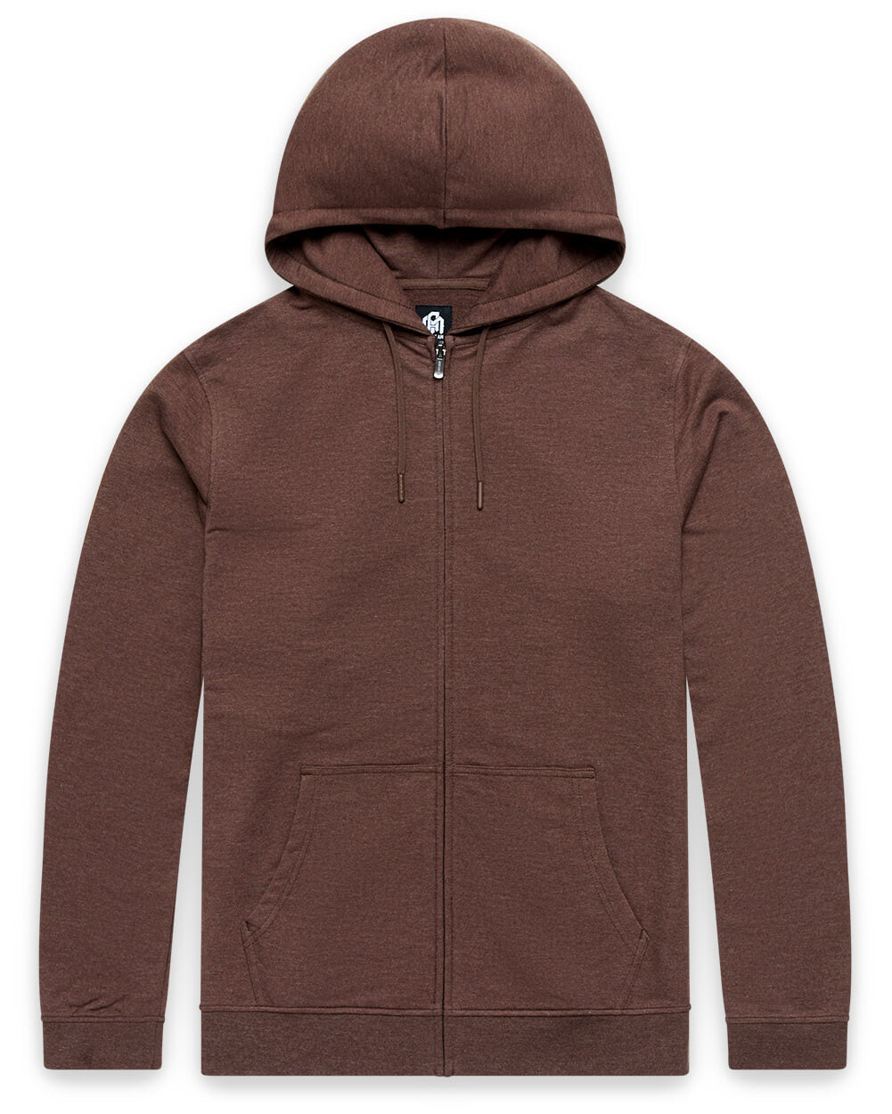 Mens Zip Up Hoodie Casual Fleece Jacket with Front Pockets Long Sleeve Sweatshirt