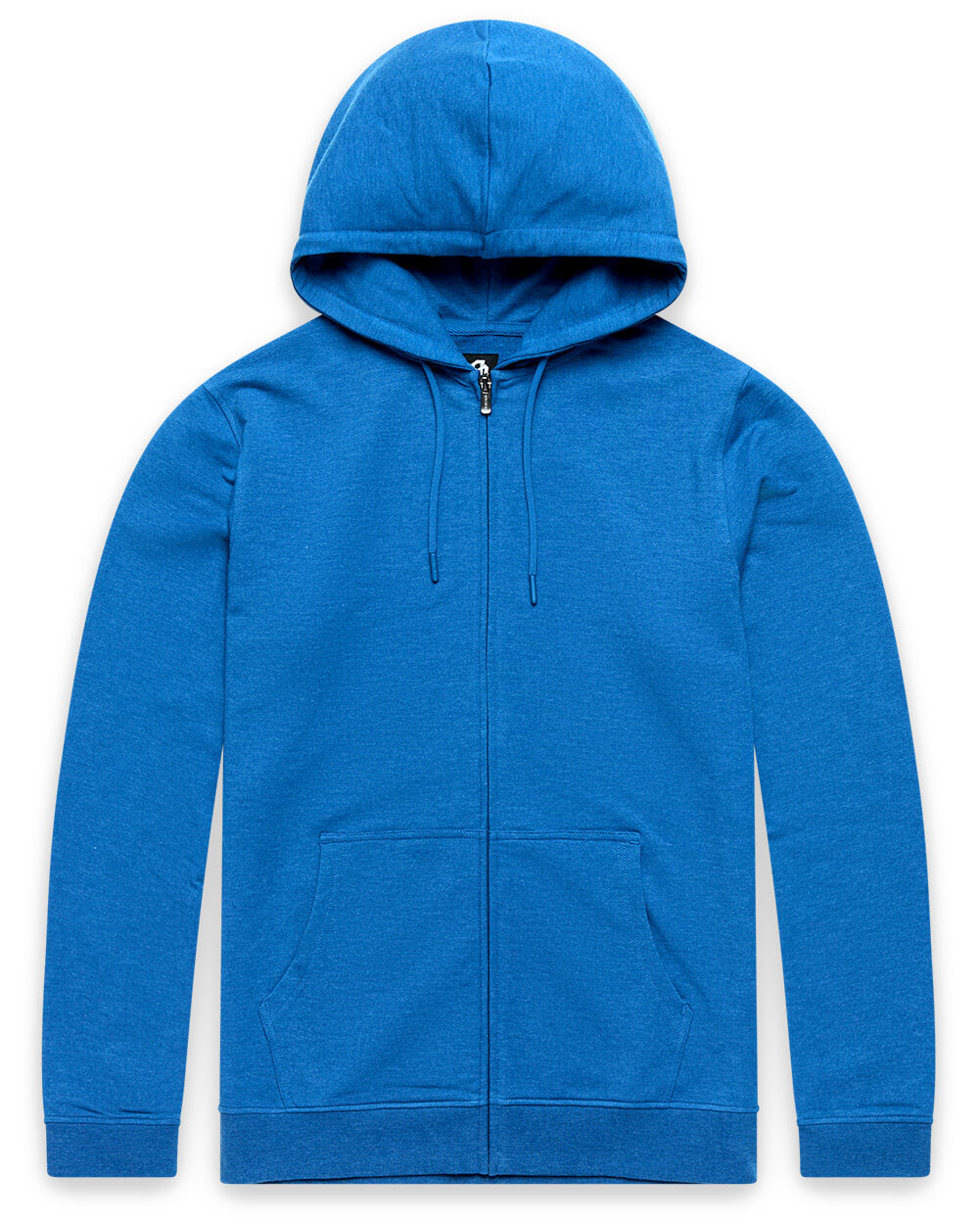 Mens Zip Up Hoodie Casual Fleece Jacket with Front Pockets Long Sleeve Sweatshirt